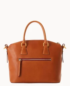Dooney & Bourke The Florentine Collection|Picnic in the Park<Florentine Domed Satchel Natural
