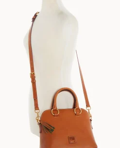 Dooney & Bourke The Florentine Collection|Picnic in the Park<Florentine Domed Satchel Natural
