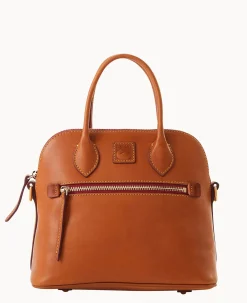 Dooney & Bourke The Florentine Collection|Picnic in the Park<Florentine Domed Satchel Natural