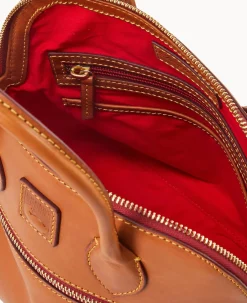 Dooney & Bourke The Florentine Collection|Picnic in the Park<Florentine Domed Satchel Natural