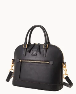 Dooney & Bourke The Florentine Collection|Picnic in the Park<Florentine Domed Satchel Black Black