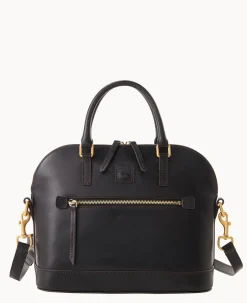 Dooney & Bourke The Florentine Collection|Picnic in the Park<Florentine Domed Satchel Black Black