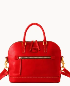 Dooney & Bourke The Florentine Collection|Picnic in the Park<Florentine Domed Satchel Red