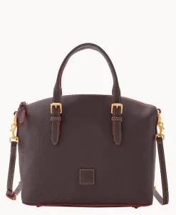 Dooney & Bourke The Florentine Collection|Picnic in the Park<Florentine Domed Satchel Brown Tmoro