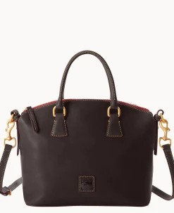 Dooney & Bourke The Florentine Collection|Picnic in the Park<Florentine Domed Satchel Brown Tmoro