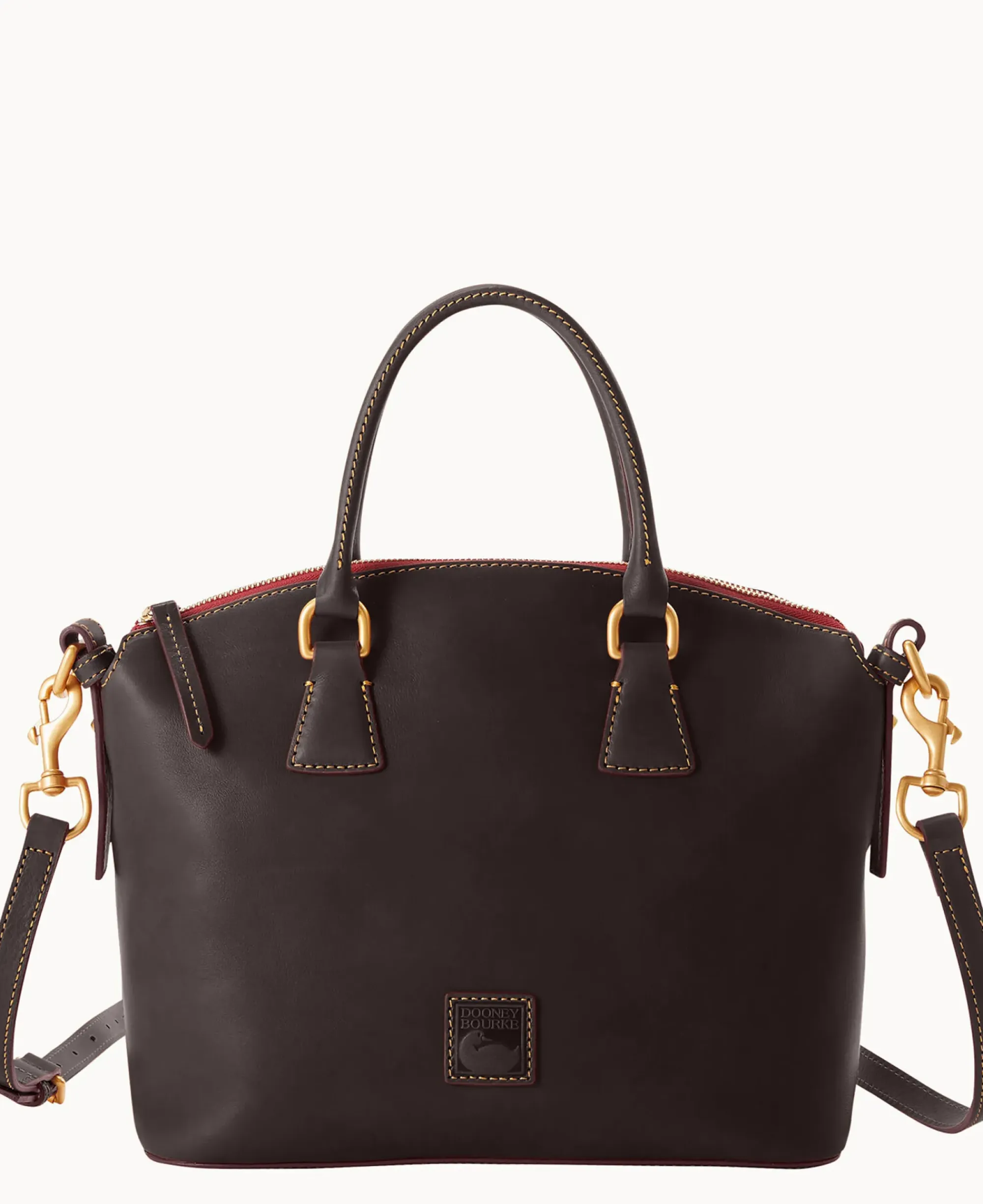 Dooney & Bourke The Florentine Collection|Picnic in the Park<Florentine Domed Satchel Brown Tmoro