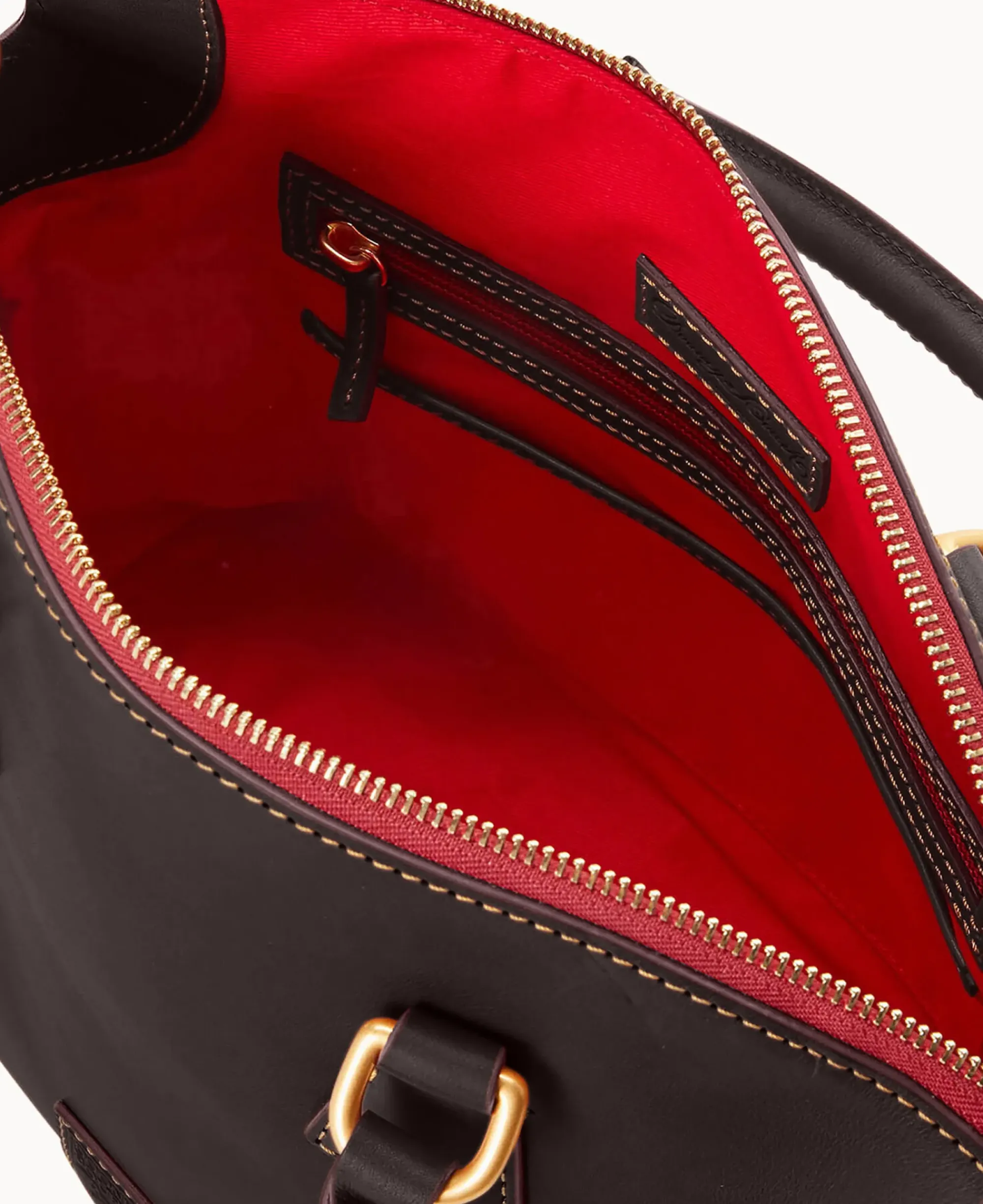 Dooney & Bourke The Florentine Collection|Picnic in the Park<Florentine Domed Satchel Brown Tmoro