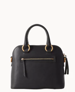 Dooney & Bourke The Florentine Collection|Picnic in the Park<Florentine Domed Satchel Black Black