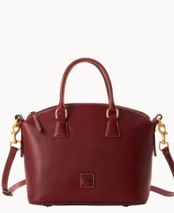 Dooney & Bourke The Florentine Collection|Picnic in the Park<Florentine Domed Satchel Bordeaux