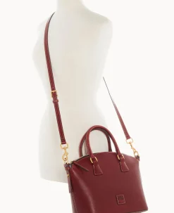 Dooney & Bourke The Florentine Collection|Picnic in the Park<Florentine Domed Satchel Bordeaux