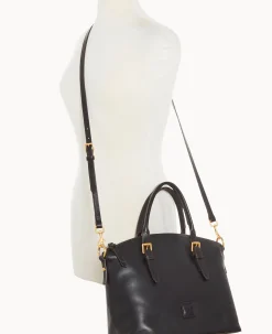 Dooney & Bourke The Florentine Collection|Picnic in the Park<Florentine Domed Satchel Black Black