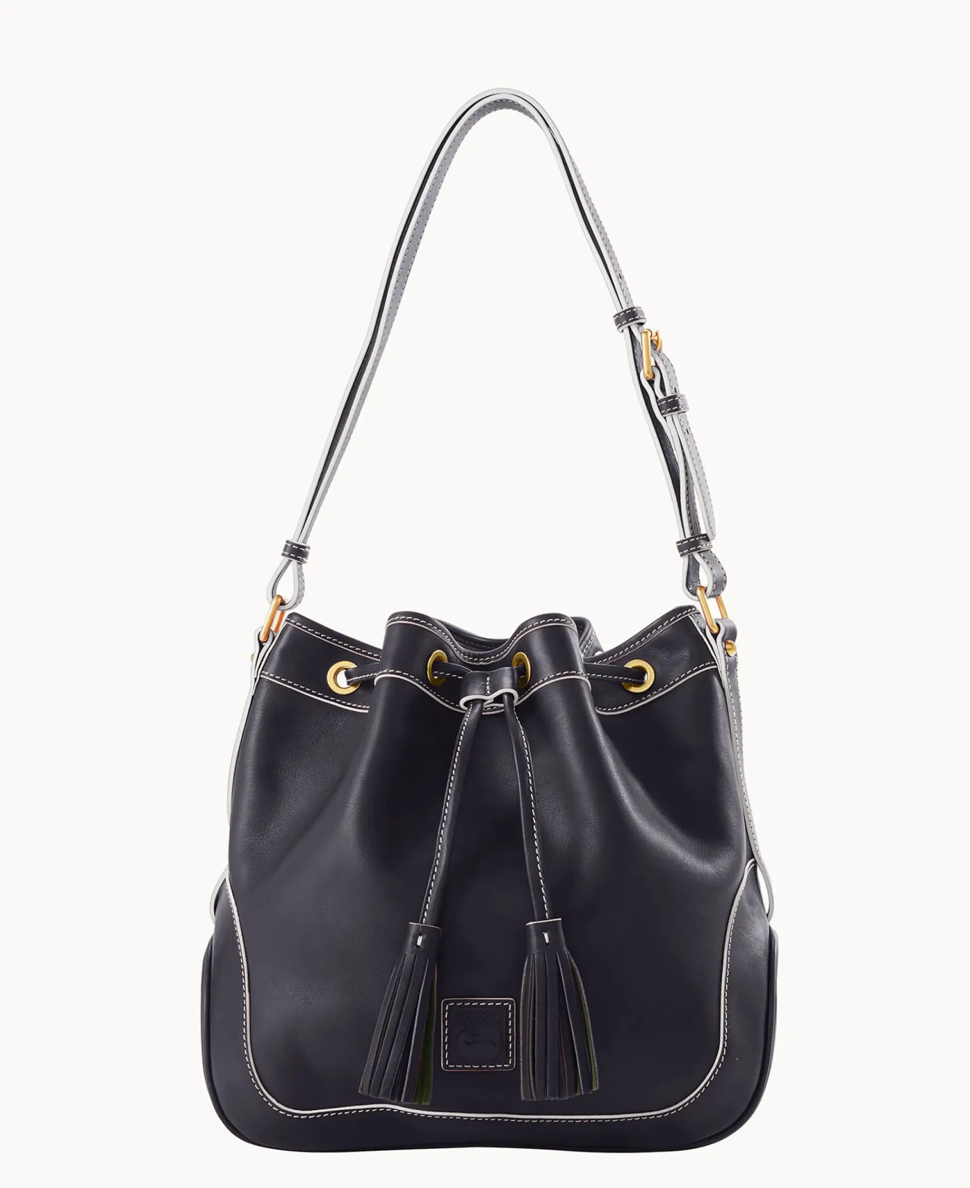 Dooney & Bourke The Florentine Collection|Smooth Leather<Florentine Drawstring Navy