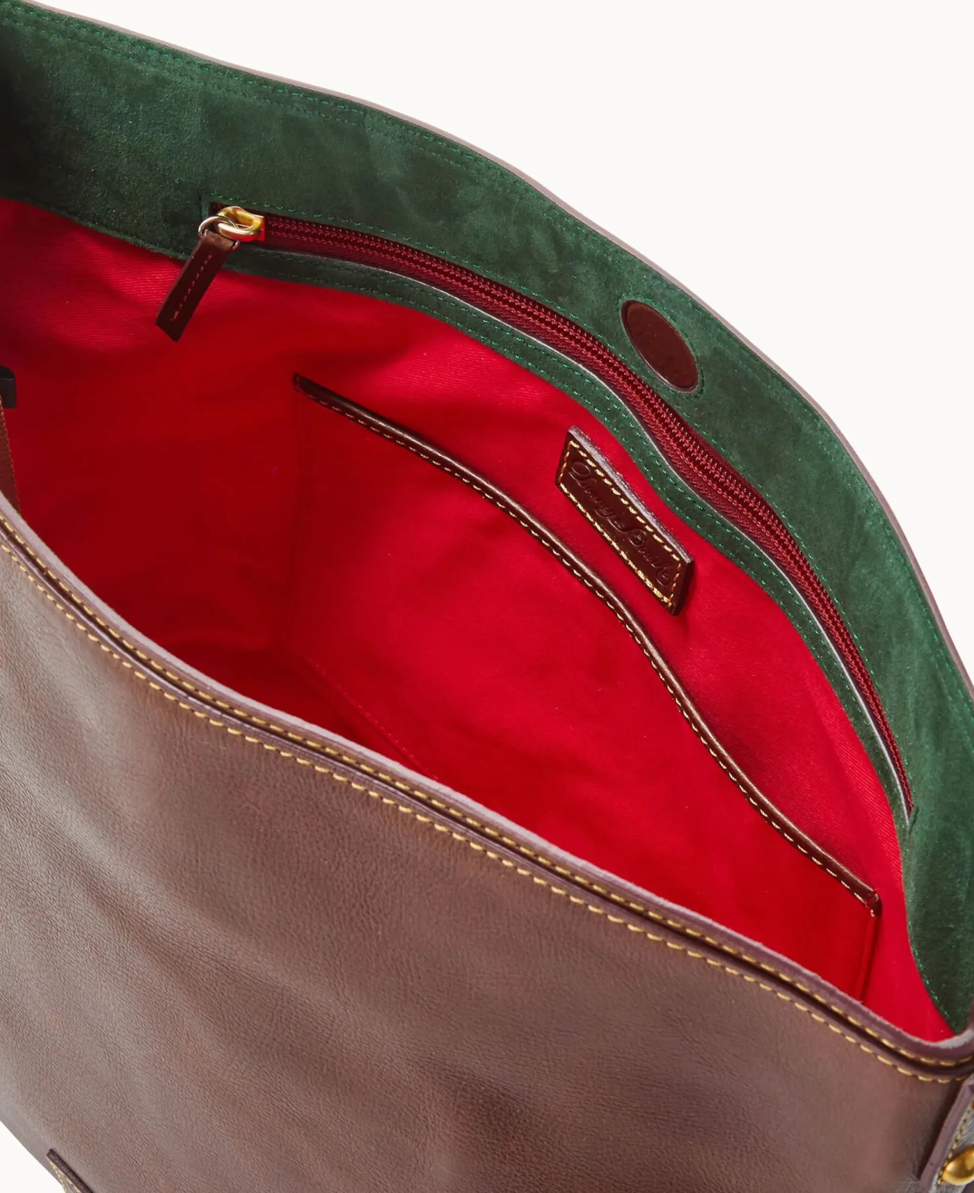 Dooney & Bourke The Florentine Collection|Picnic in the Park<Florentine Extra Large Courtney Sac Chestnut