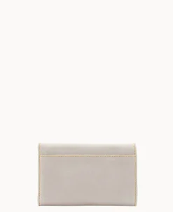 Dooney & Bourke The Florentine Collection|Grab and Go<Florentine Flap Wallet Ecru