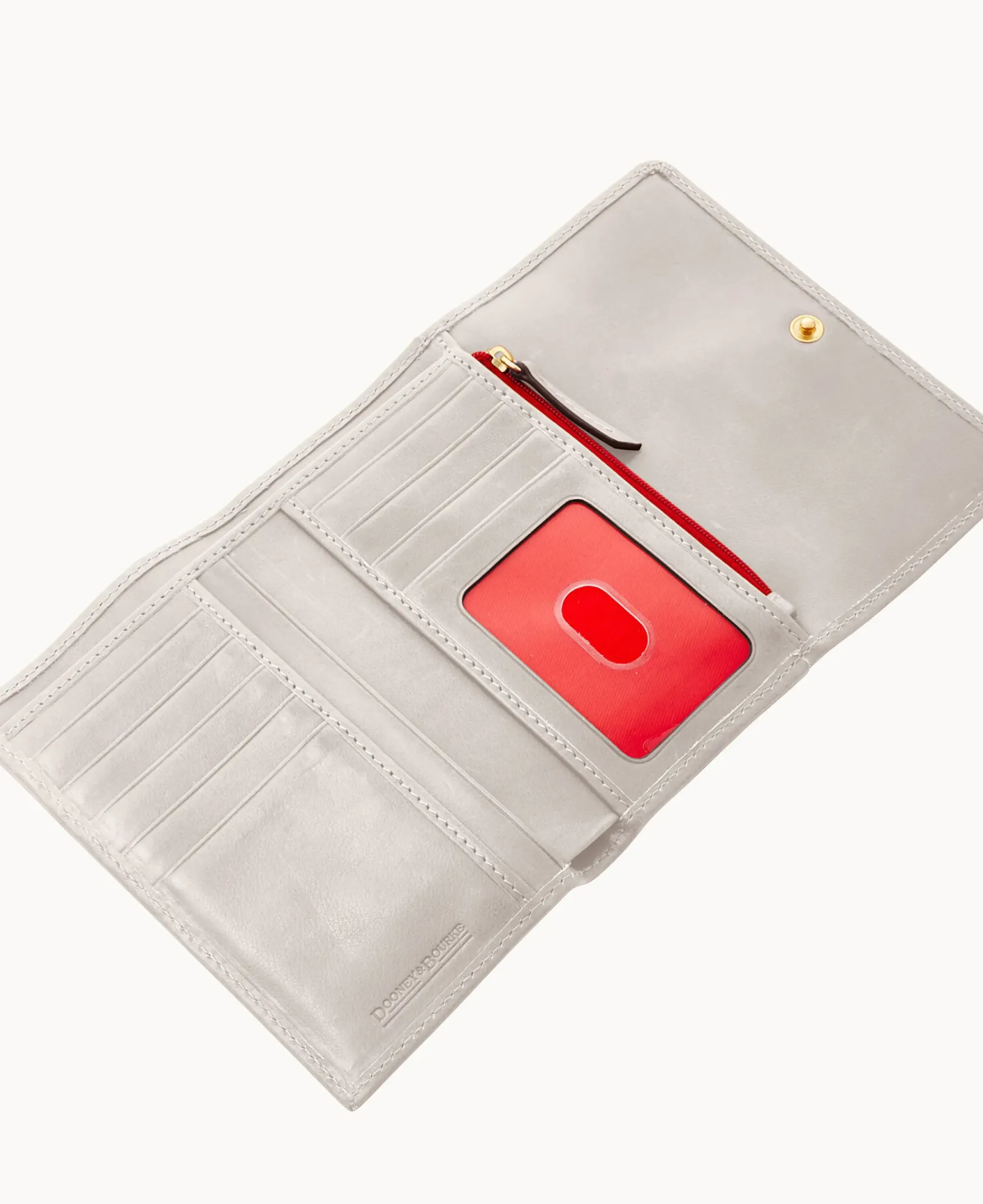 Dooney & Bourke The Florentine Collection|Grab and Go<Florentine Flap Wallet Ecru