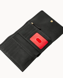 Dooney & Bourke The Florentine Collection|Grab and Go<Florentine Flap Wallet Black Black