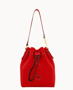 Dooney & Bourke The Florentine Collection|Smooth Leather<Florentine Hattie Drawstring Red