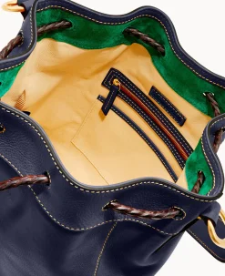 Dooney & Bourke The Florentine Collection|Smooth Leather<Florentine Hattie Drawstring Navy
