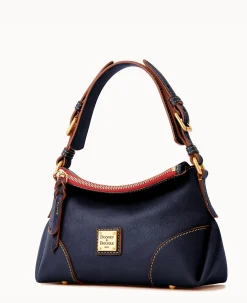 Dooney & Bourke The Florentine Collection|Picnic in the Park<Florentine Hobo 26 Navy