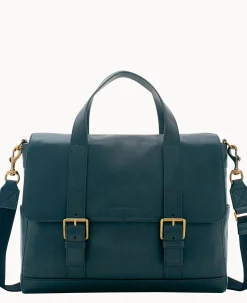 Dooney & Bourke The Florentine Collection|Smooth Leather<Florentine Hunter Messenger Black