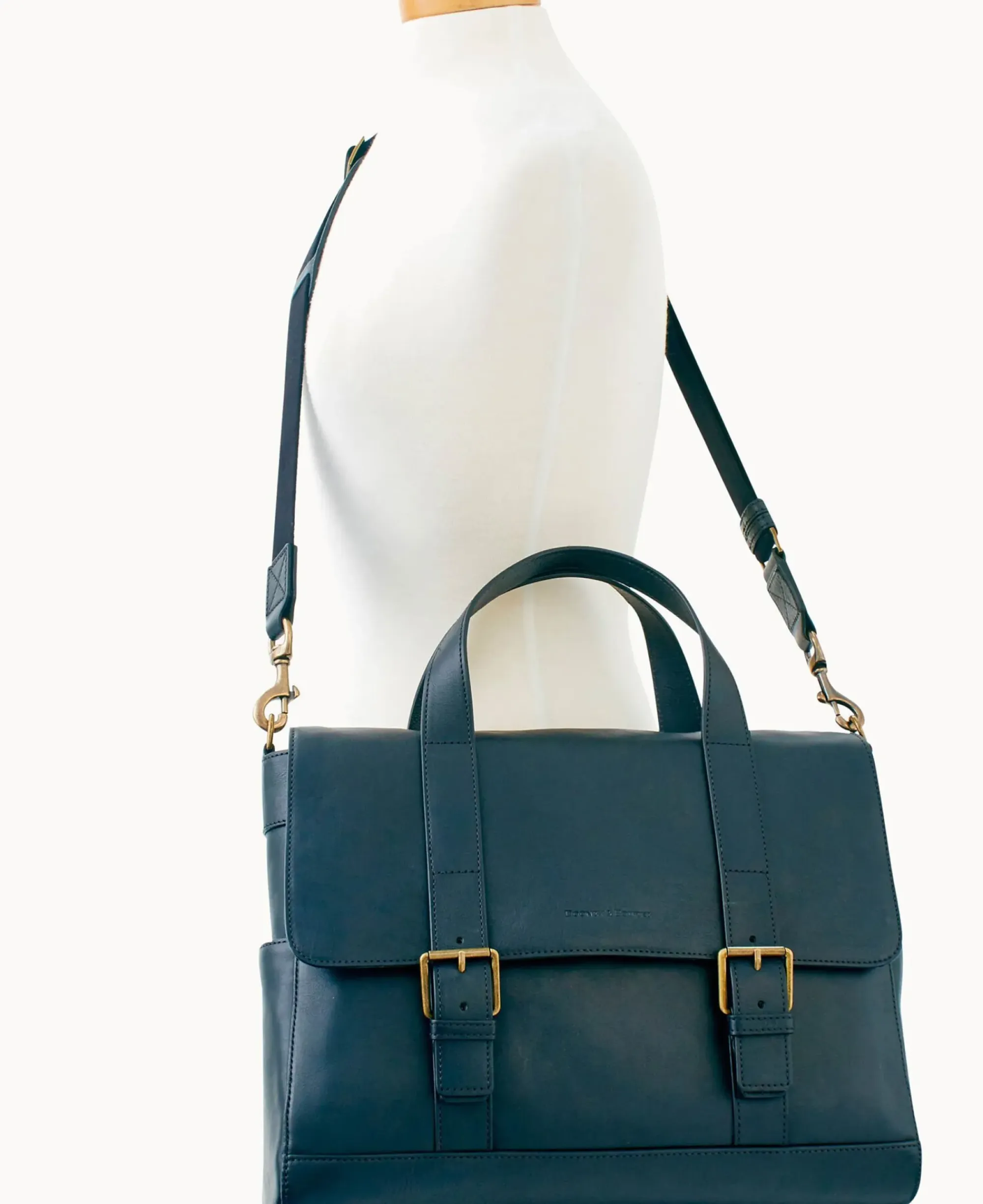 Dooney & Bourke The Florentine Collection|Smooth Leather<Florentine Hunter Messenger Black