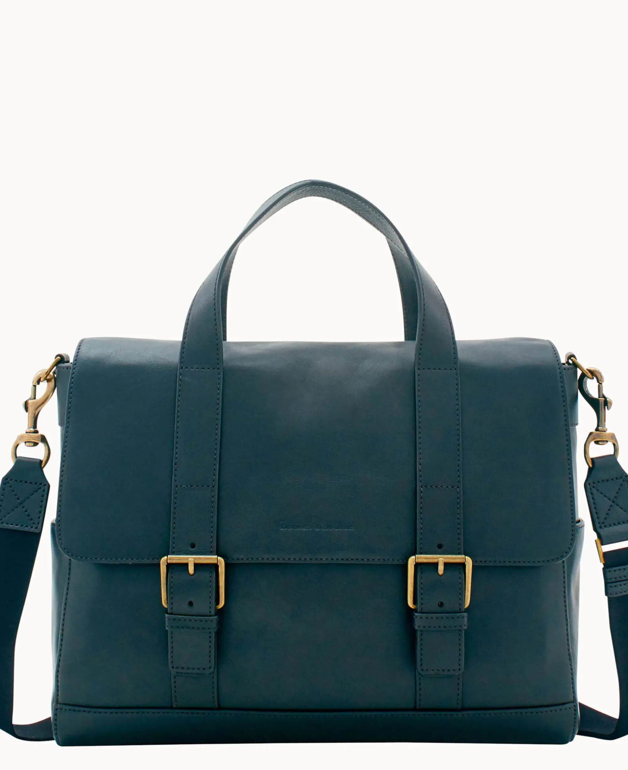 Dooney & Bourke The Florentine Collection|Smooth Leather<Florentine Hunter Messenger Black