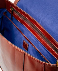 Dooney & Bourke The Florentine Collection|Smooth Leather<Florentine Hunter Messenger Chestnut