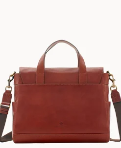 Dooney & Bourke The Florentine Collection|Smooth Leather<Florentine Hunter Messenger Chestnut