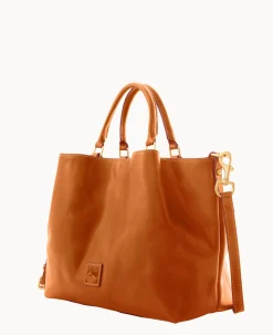 Dooney & Bourke The Florentine Collection|Picnic in the Park<Florentine Large Barlow Natural