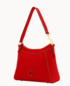 Dooney & Bourke The Florentine Collection|Ready For the Getaway<Florentine Large Cassidy Hobo Red