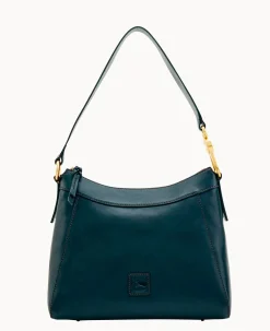 Dooney & Bourke The Florentine Collection|Ready For the Getaway<Florentine Large Cassidy Hobo Black Black