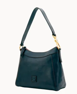 Dooney & Bourke The Florentine Collection|Ready For the Getaway<Florentine Large Cassidy Hobo Black Black