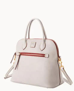 Dooney & Bourke The Florentine Collection|Picnic in the Park<Florentine Large Domed Satchel Ecru