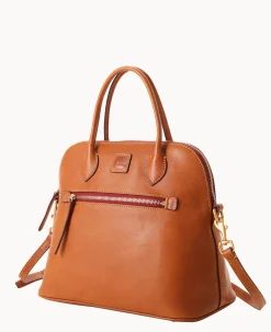 Dooney & Bourke The Florentine Collection|Picnic in the Park<Florentine Large Domed Satchel Natural