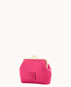 Dooney & Bourke The Florentine Collection|Grab and Go<Florentine Large Framed Purse Fuchsia