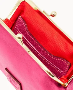 Dooney & Bourke The Florentine Collection|Grab and Go<Florentine Large Framed Purse Fuchsia