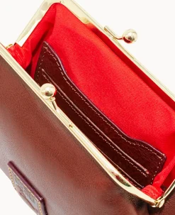 Dooney & Bourke The Florentine Collection|Grab and Go<Florentine Large Framed Purse Chestnut