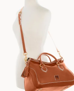 Dooney & Bourke The Florentine Collection|Smooth Leather<Florentine Large Satchel Natural
