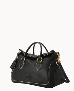 Dooney & Bourke The Florentine Collection|Smooth Leather<Florentine Large Satchel Black