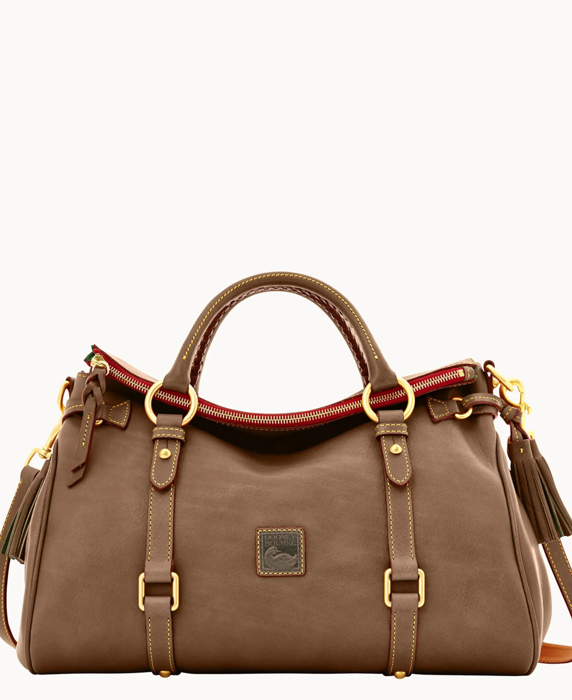 Dooney & Bourke The Florentine Collection|Ready For the Getaway<Florentine Large Satchel Elephant