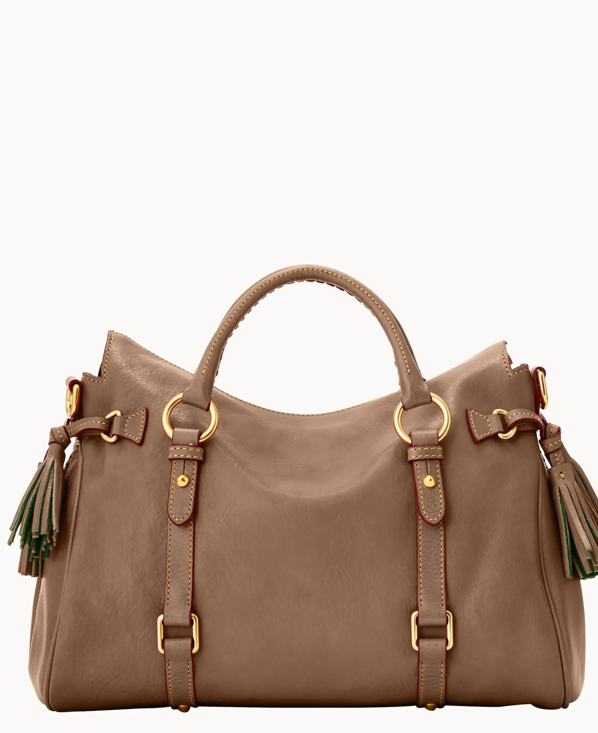 Dooney & Bourke The Florentine Collection|Ready For the Getaway<Florentine Large Satchel Elephant