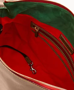 Dooney & Bourke The Florentine Collection|Ready For the Getaway<Florentine Large Satchel Elephant