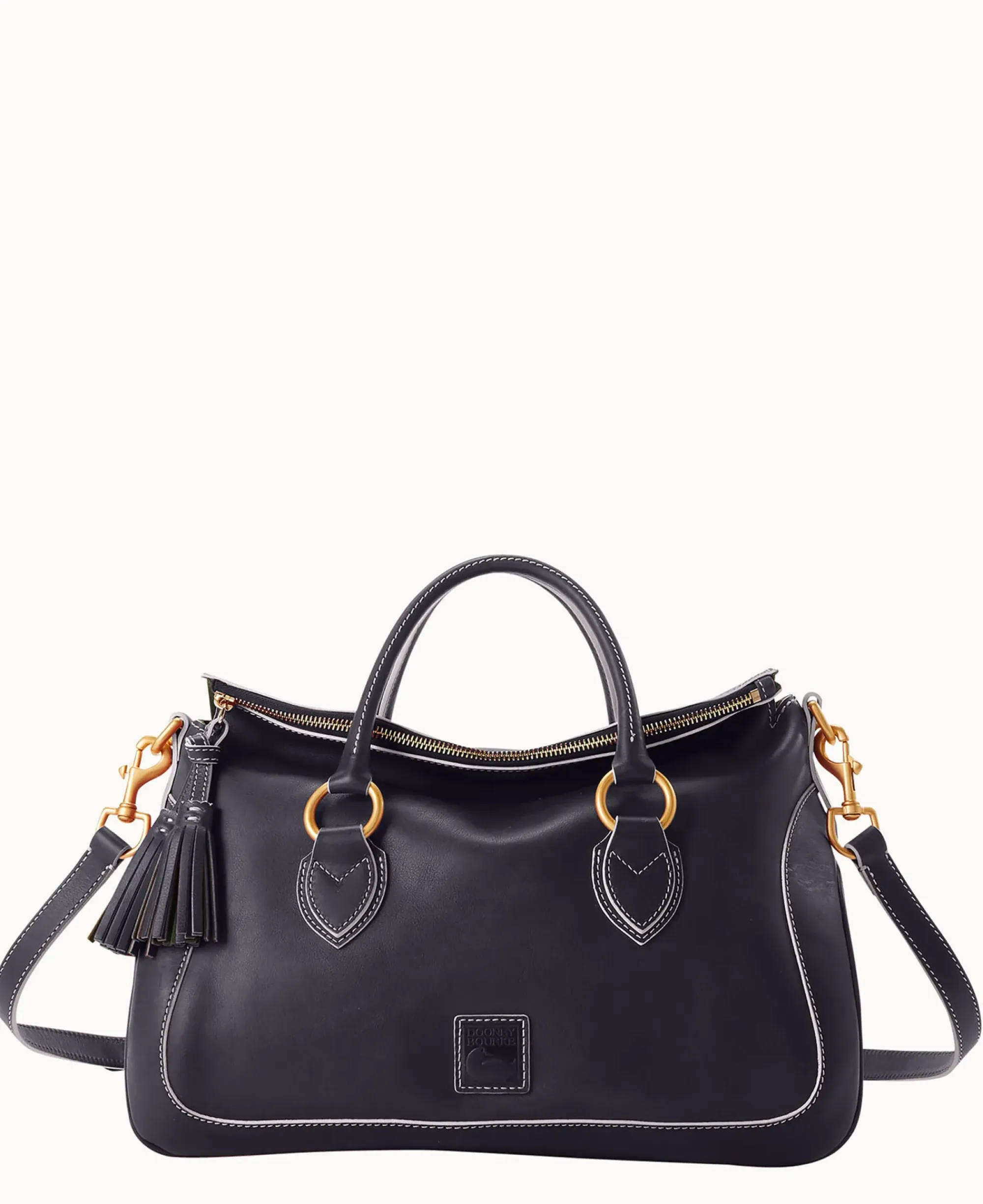 Dooney & Bourke The Florentine Collection|Smooth Leather<Florentine Large Satchel Navy