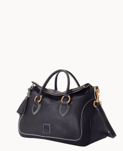 Dooney & Bourke The Florentine Collection|Smooth Leather<Florentine Large Satchel Navy