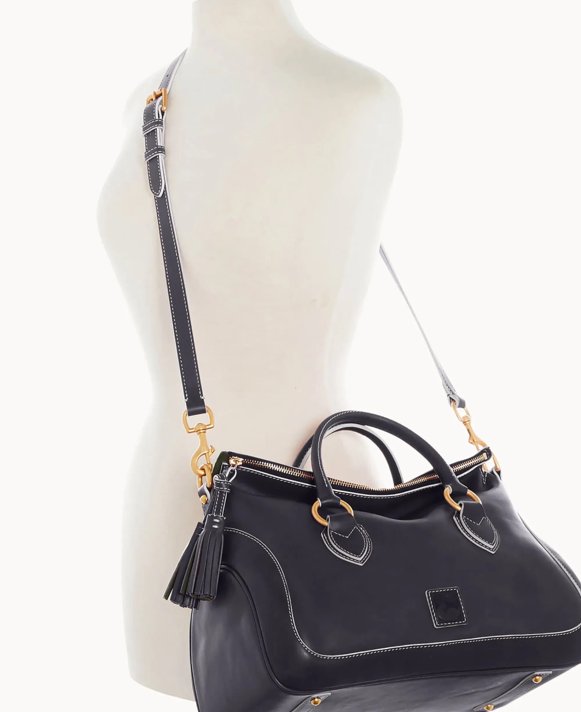 Dooney & Bourke The Florentine Collection|Smooth Leather<Florentine Large Satchel Navy