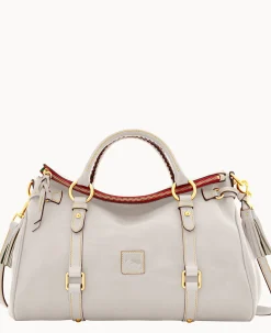 Dooney & Bourke The Florentine Collection|Ready For the Getaway<Florentine Large Satchel Ecru