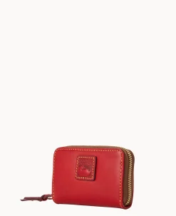 Dooney & Bourke The Florentine Collection|Grab and Go<Florentine Large Zip Around Cit Card Case Red
