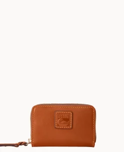 Dooney & Bourke The Florentine Collection|Grab and Go<Florentine Large Zip Around Credit Card Case Natural