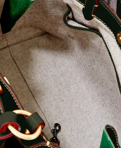 Dooney & Bourke The Florentine Collection|Picnic in the Park<Florentine Large Zip Barlow Black Black