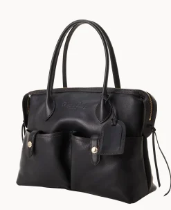 Dooney & Bourke The Florentine Collection|Picnic in the Park<Florentine Medium East West Satchel Black